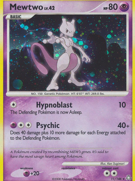 Mewtwo (11/146) [Diamond & Pearl: Legends Awakened]