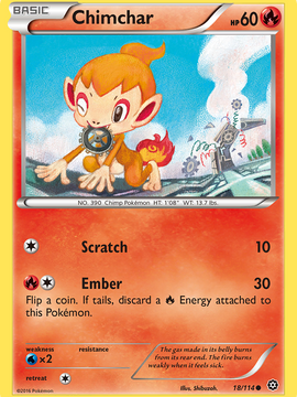 Chimchar (18/114) [XY: Steam Siege]