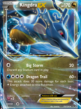 Kingdra EX (73/124) [XY: Fates Collide]