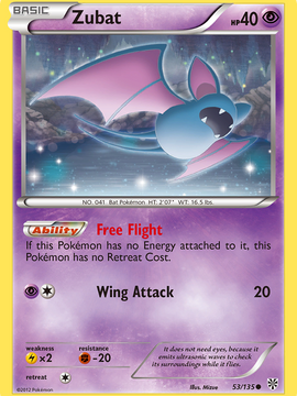 Zubat (53/135) [Black & White: Plasma Storm]