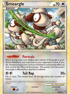 Smeargle (21/95) [HeartGold & SoulSilver: Call of Legends]