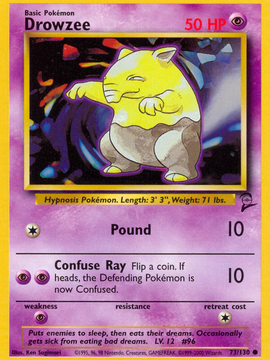 Drowzee (73/130) [Base Set 2]