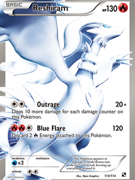 Reshiram (113/114) [Black & White: Base Set]