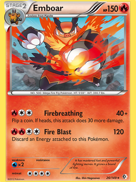 Emboar (26/149) [Black & White: Boundaries Crossed]