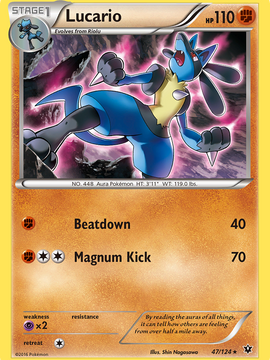 Lucario (47/124) [XY: Fates Collide]