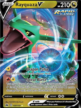 Rayquaza V (100/159) [Sword & Shield: Crown Zenith]