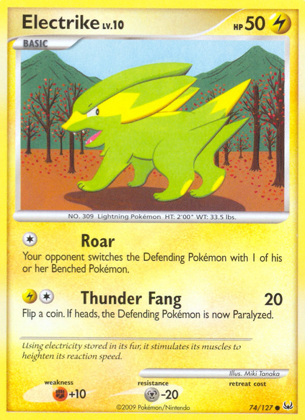 Pokemon Card 2009 Platinum - Pokedex 114/127