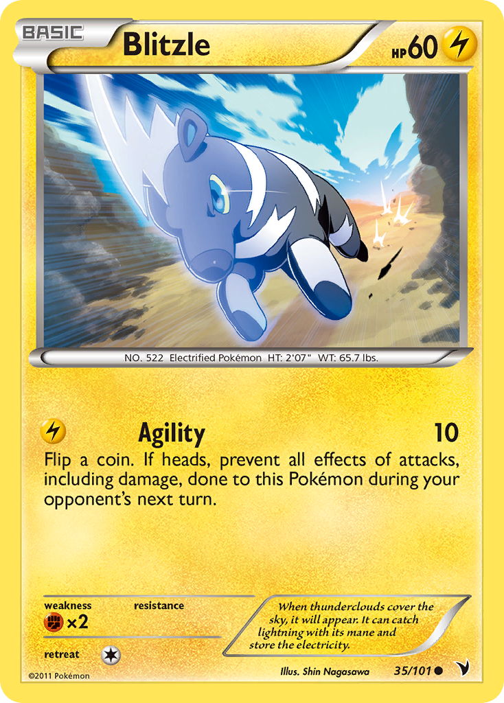 Blitzle (12/30) [XY: Trainer Kit 3 - Pikachu Libre]