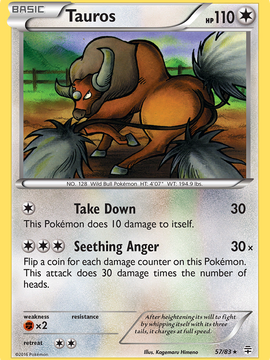 Tauros (57/83) [XY: Generations]