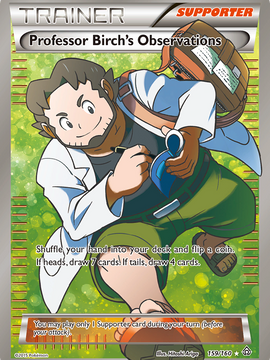 Professor Birch's Observations (159/160) [XY: Primal Clash]