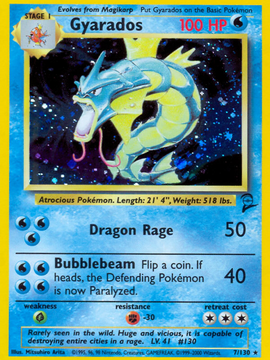 Gyarados (7/130) [Base Set 2]