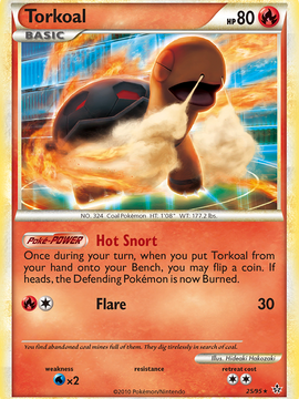 Torkoal (25/95) [HeartGold & SoulSilver: Unleashed]