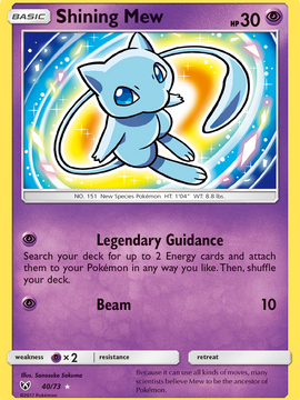 Shining Mew (40/73) [Sun & Moon: Shining Legends]