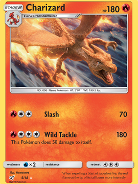 Charizard (5/18) [Sun & Moon: Detective Pikachu]