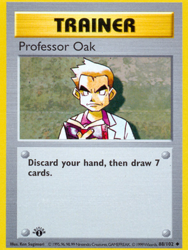 Professor Oak (88/102) (Shadowless) [Base Set 1st Edition]