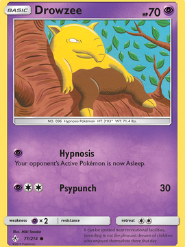 Drowzee (71/214) [Sun & Moon: Unbroken Bonds]