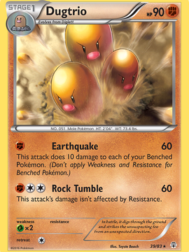 Dugtrio (39/83) [XY: Generations]