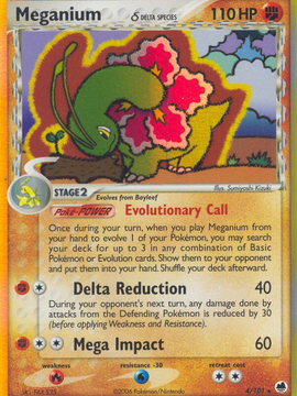 Meganium (4/101) (Delta Species) [EX: Dragon Frontiers]