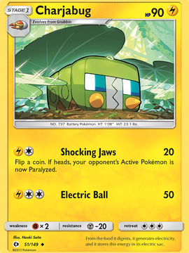 Charjabug (51/149) [Sun & Moon: Base Set]