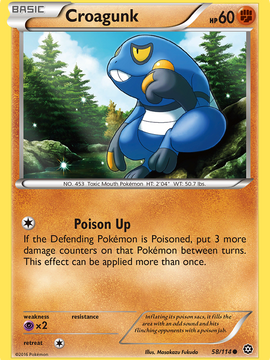 Croagunk (58/114) [XY: Steam Siege]