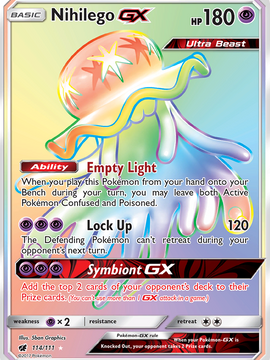 Nihilego GX (114/111) [Sun & Moon: Crimson Invasion]