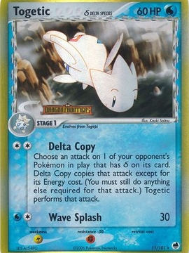 Togetic (11/101) (Delta Species) (Stamped) [EX: Dragon Frontiers]