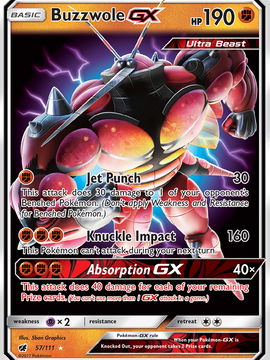 Buzzwole GX (57/111) [Sun & Moon: Crimson Invasion]