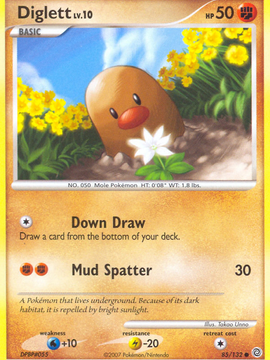 Diglett (85/132) [Diamond & Pearl: Secret Wonders]