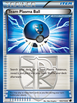 Team Plasma Ball (105/116) [Black & White: Plasma Freeze]