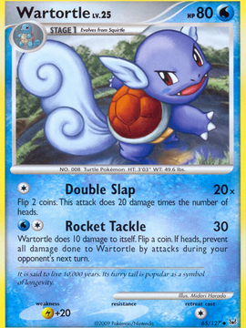 Wartortle (65/127) [Platinum: Base Set]